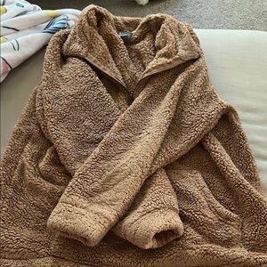 Cozy Tan Sherpa Jacket